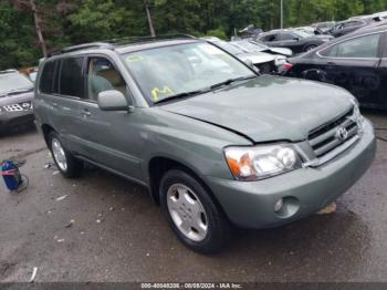  Salvage Toyota Highlander