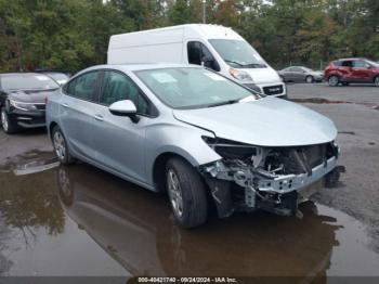  Salvage Chevrolet Cruze