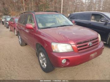  Salvage Toyota Highlander