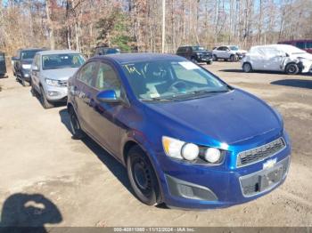  Salvage Chevrolet Sonic