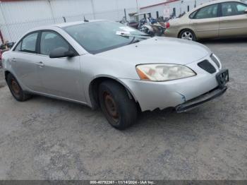  Salvage Pontiac G6