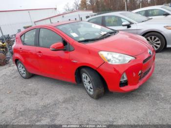  Salvage Toyota Prius c