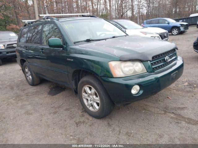  Salvage Toyota Highlander