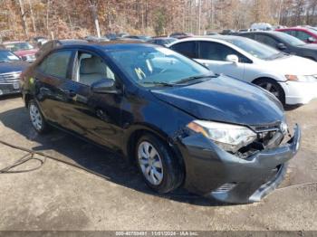  Salvage Toyota Corolla