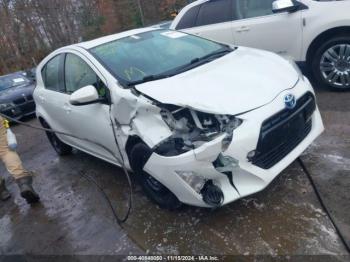  Salvage Toyota Prius c