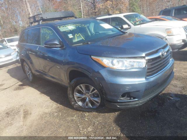  Salvage Toyota Highlander