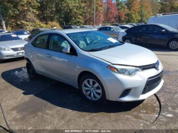  Salvage Toyota Corolla