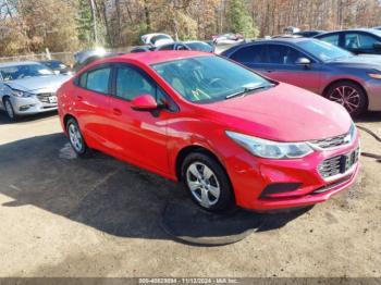  Salvage Chevrolet Cruze