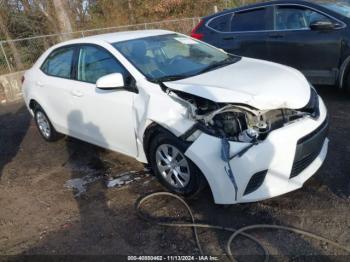  Salvage Toyota Corolla