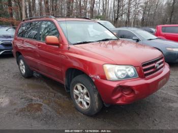  Salvage Toyota Highlander