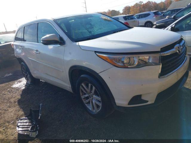  Salvage Toyota Highlander