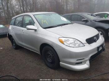  Salvage Toyota Matrix