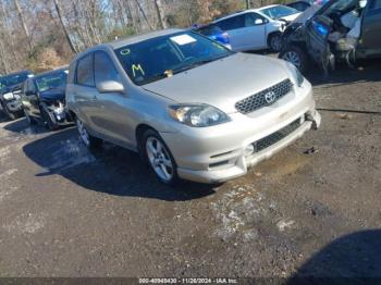  Salvage Toyota Matrix