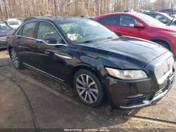  Salvage Lincoln Continental