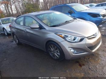  Salvage Hyundai ELANTRA