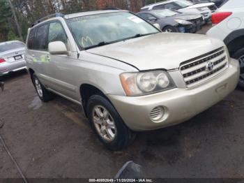  Salvage Toyota Highlander