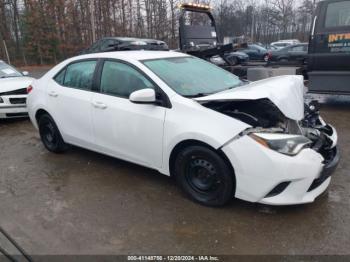  Salvage Toyota Corolla