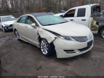  Salvage Lincoln MKZ Hybrid