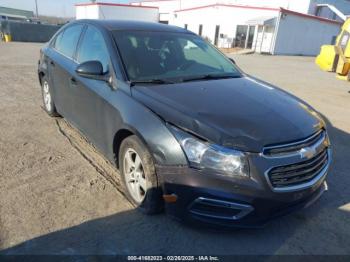  Salvage Chevrolet Cruze