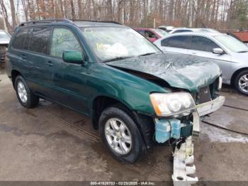  Salvage Toyota Highlander