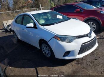  Salvage Toyota Corolla