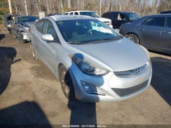  Salvage Hyundai ELANTRA
