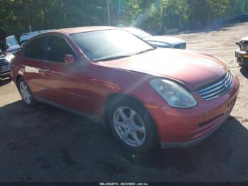  Salvage INFINITI G35x