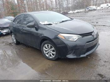  Salvage Toyota Corolla