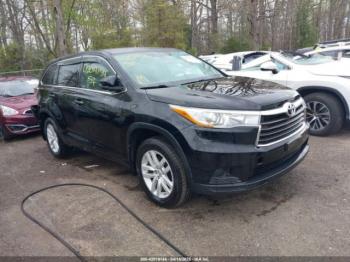  Salvage Toyota Highlander
