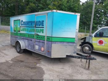  Salvage Freedom Enclosed Trailer