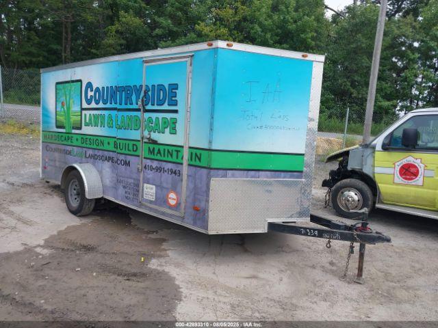  Salvage Freedom Enclosed Trailer
