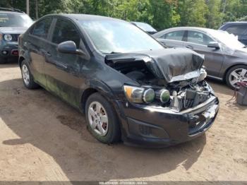  Salvage Chevrolet Sonic
