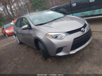  Salvage Toyota Corolla