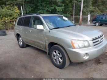  Salvage Toyota Highlander