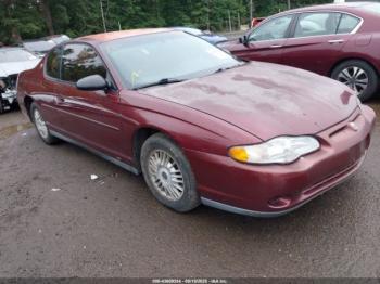  Salvage Chevrolet Monte Carlo