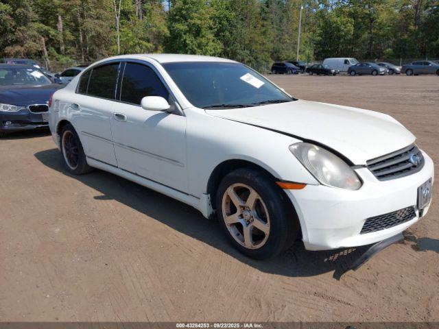  Salvage INFINITI G35x