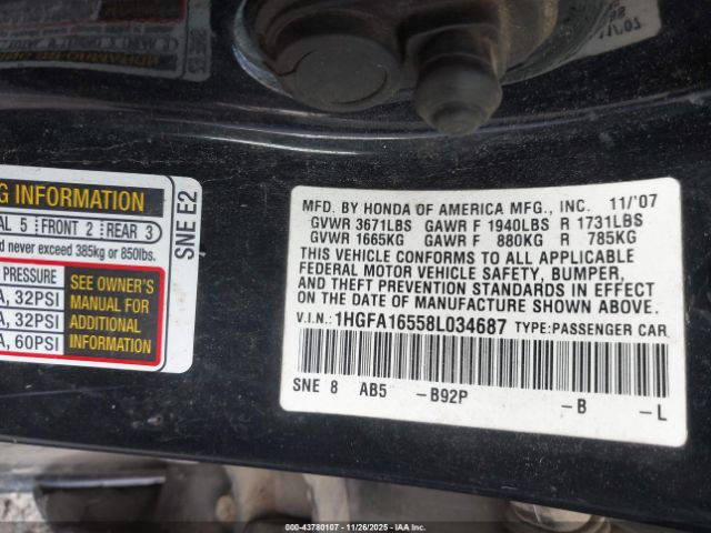 Honda Civic Lx Image 5