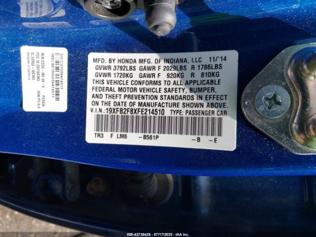 Honda Civic Ex Image 4