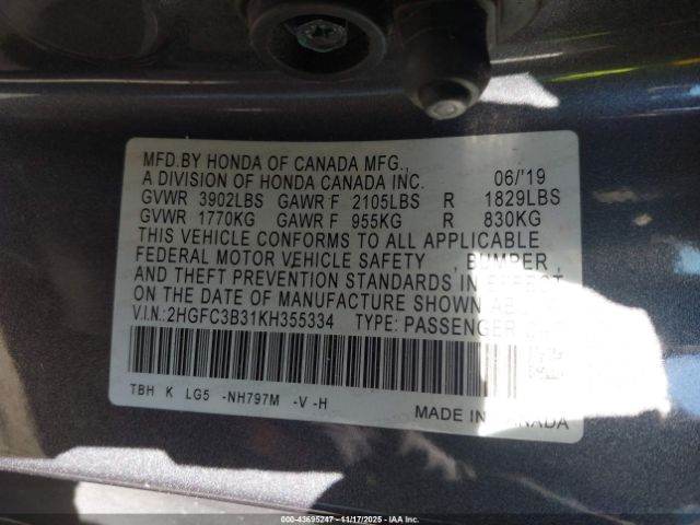 Honda Civic Ex Image 9