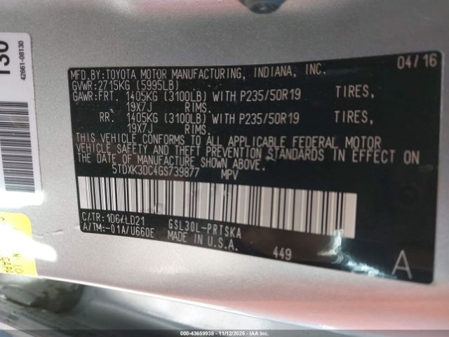 Toyota Sienna Se 8 Passenger Image 8