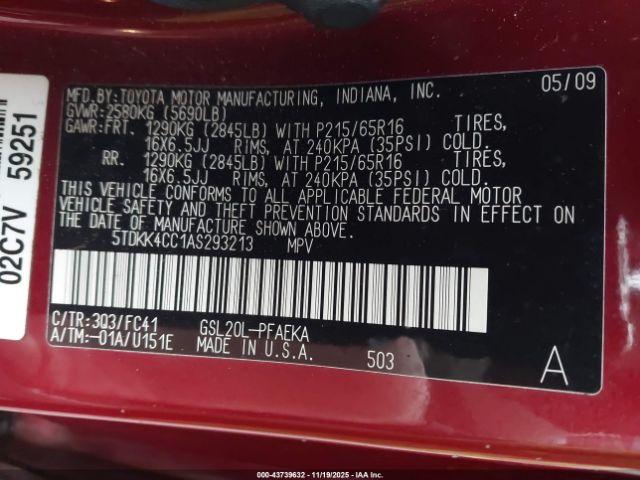 Toyota Sienna Le Image 8