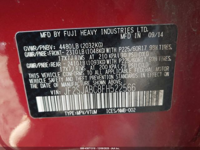 Subaru Forester 2.5i Image 10