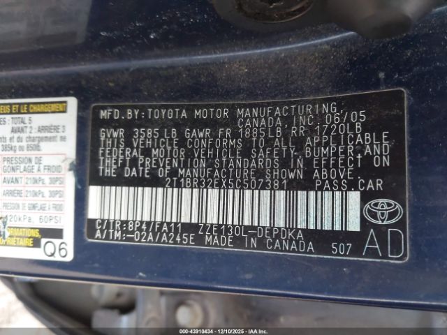 Toyota Corolla Ce Image 10