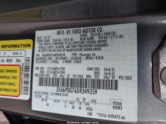 Ford Fusion S Image 9