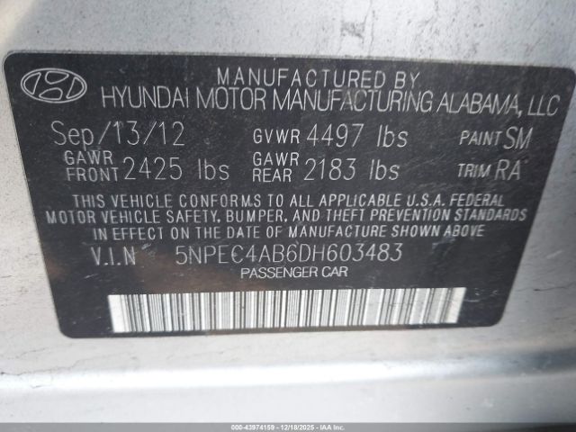 Hyundai SONATA Limited 2.0t Image 9