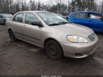  Salvage Toyota Corolla