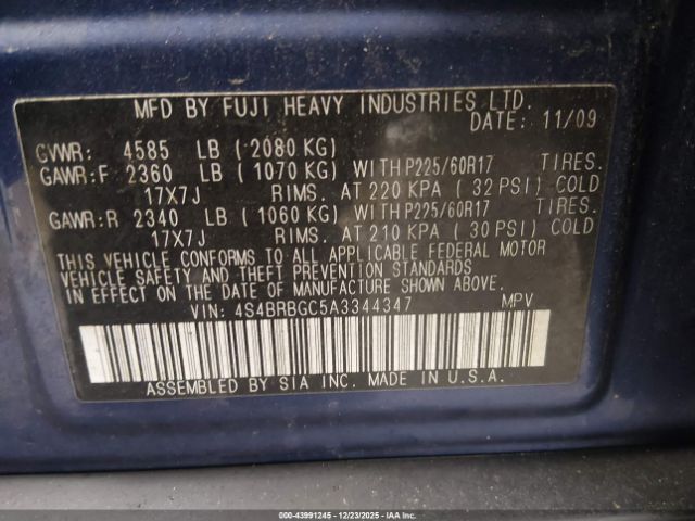 Subaru Outback 2.5i Premium Image 10