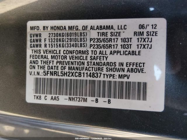 Honda Odyssey Lx Image 11