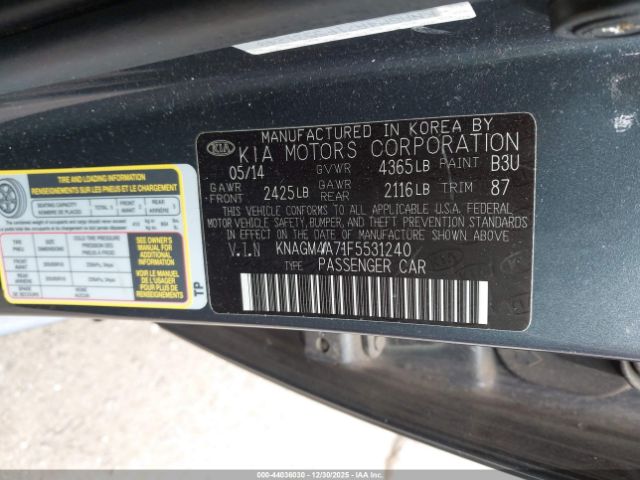 Kia Optima Lx Image 9