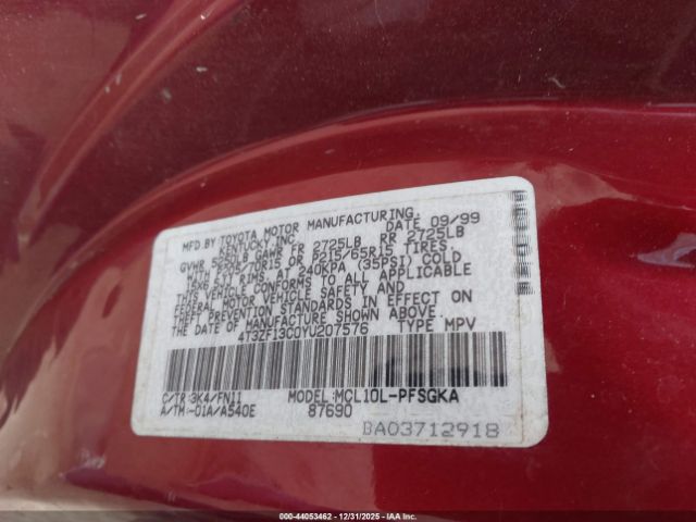 Toyota Sienna Le Image 10